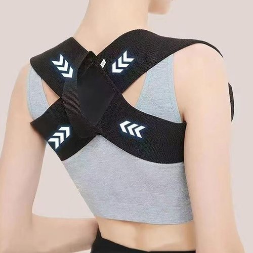 OLITE Fitness Heavy Shoulder Straps, for Weight Training, Bench Presses, Shoulder Training, Press Lifts, Chest Straight, Straight Back Correction, Open Shoulder Assist Straps (Black, Medium)
