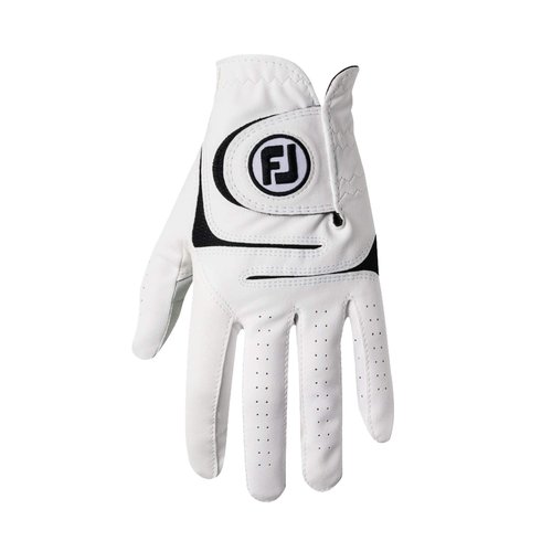 FootJoy Men's WeatherSof Prior Generation Golf Glove White Medium, Worn on Left Hand
