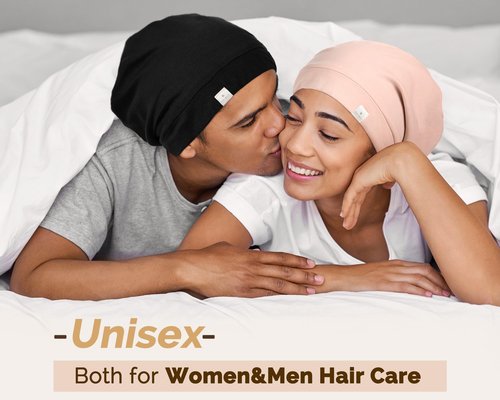 YANIBEST Silk Satin Bonnet Hair Wrap for Sleeping - Adjustable Stay on Silk Lined Slouchy Beanie Hat for Curly Hair and Braids
