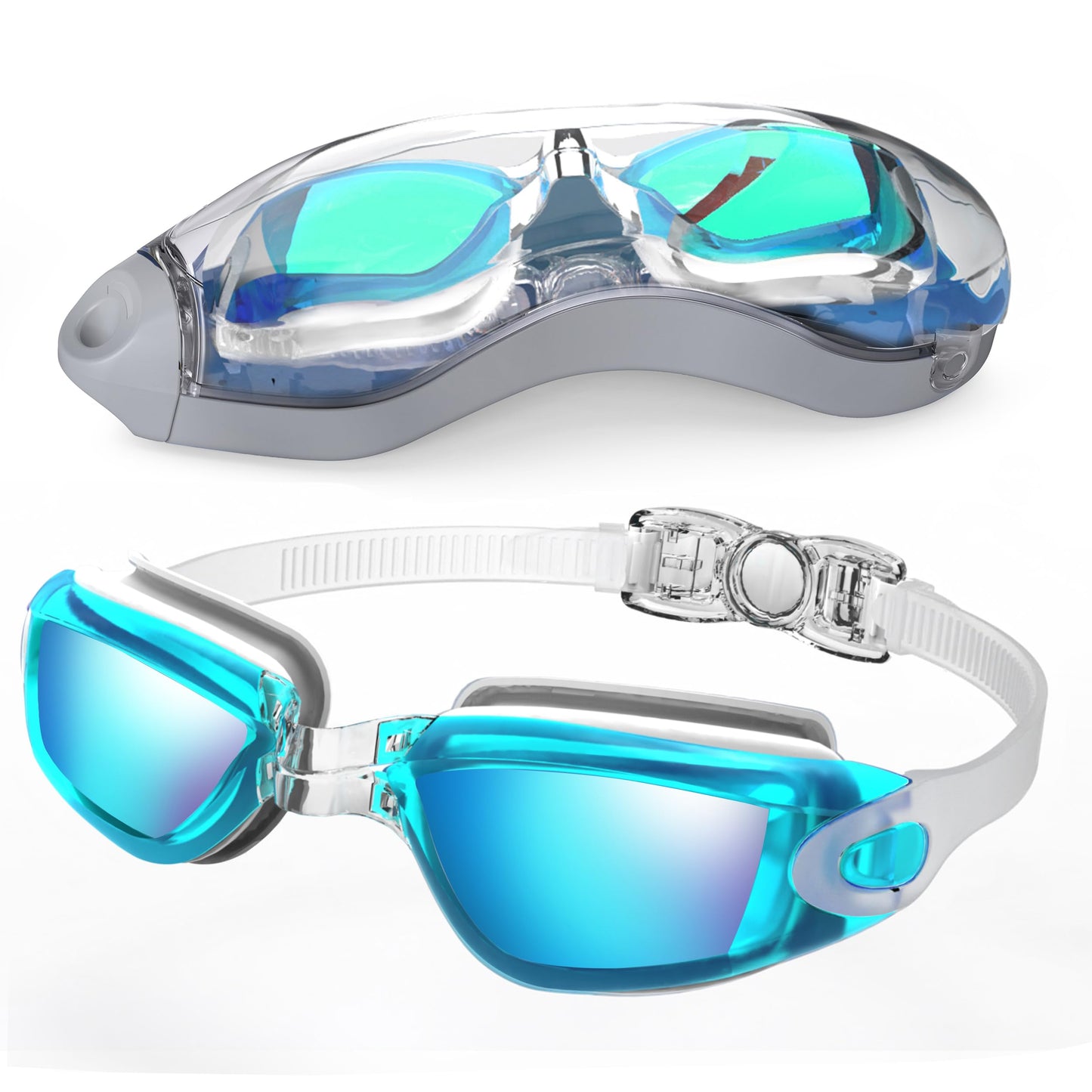 Aegend Swim Goggles, Swimming Goggles No Leaking Full Protect Adult Youth
