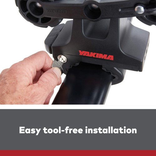 YAKIMA HandRoll Rooftop Mounted Kayak Rack for Vehicles with Heavy Duty Strap, Bow, and Stern Tie Down, Tool Free Installation, Set of 2 Kayak Rollers