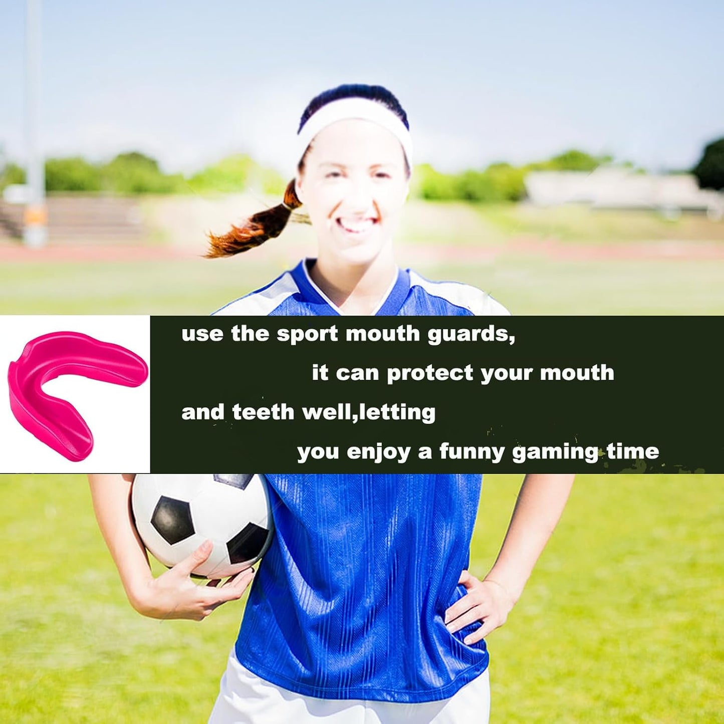 12 Pcs Sport Mouth Guards Mouth Protection Athletic Mouth Guard for Hockey Football Boxing Lacrosse Basketball (Multiple Color)