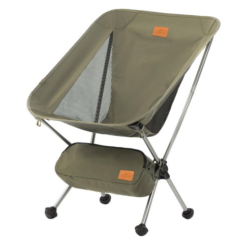 Naturehike YL08 Ultralight Camping Chair, 2.12 LBS Portable Backpacking Chair with Anti-Sinking Feet, Lightweight Compact Collapsible Camp Chair Folding Hiking Chair