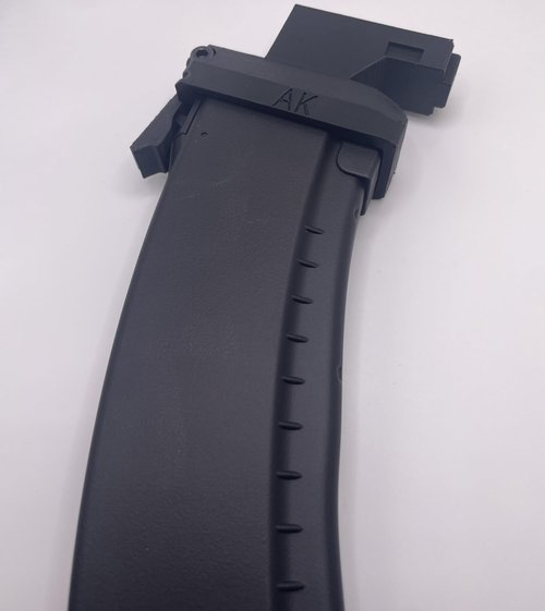 Clover Airsoft - Odin/Side Winder Syle Speed Loader Adapter (AK - AEG (not GBB) - CYMA, TM, G&P, A&K, L&T, Arc. - Adapter Only, Black)