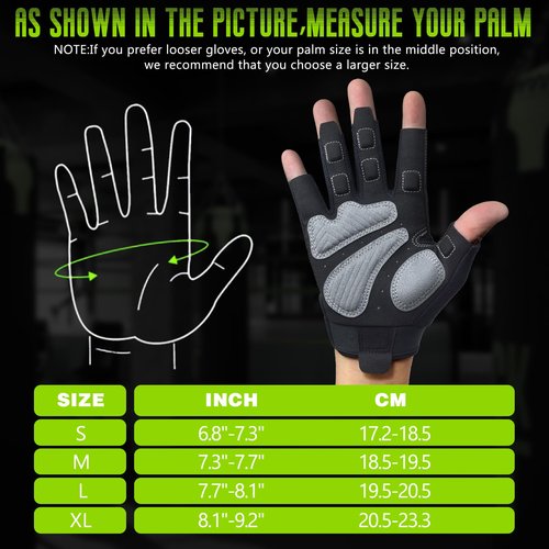 Seektop Workout Gloves for Men and Women, Weight Lifting Gloves with Full Protection, Excellent Grip, Gym, Breathable Exercise Gloves for Weightlifting, Fitness, Training