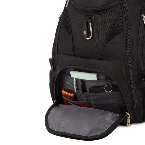 SwissGear 1900 Scansmart TSA 17 Laptop Backpack, Black, 19-Inch