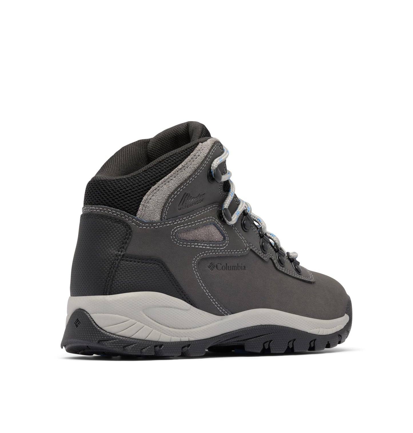 Columbia Womens Newton Ridge Lightweight Waterproof Hiking Boot, Quarry/Cool Wave, 8