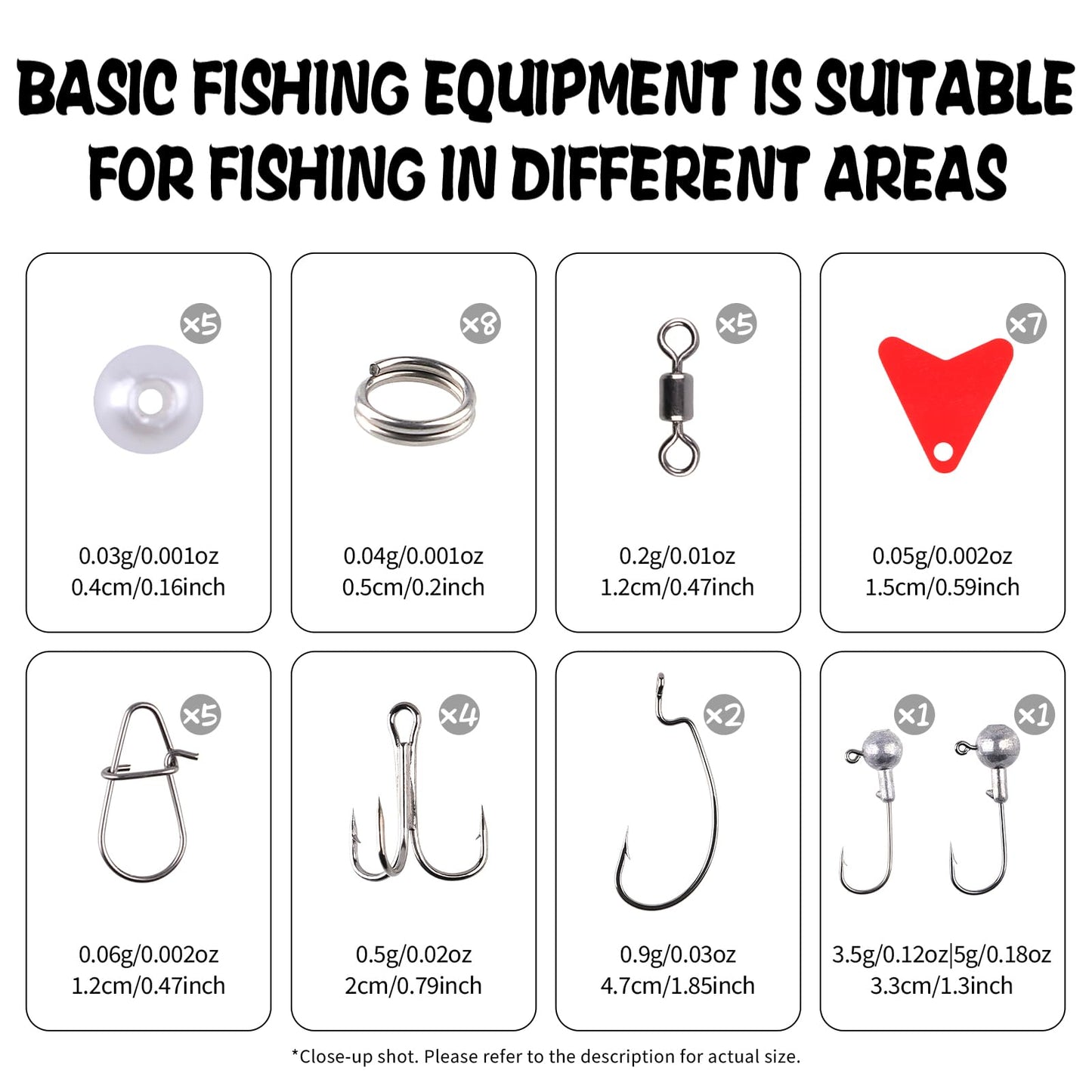 73 Pcs Professional Fishing Tackle Box, All-in-One Lures Kit with Crankbaits, Spinner Baits, Swim Baits & VIB, Ready for Pike Trout Walleye in Freshwater, Ultimate Fishing Gifts for Men, THOUISLAND