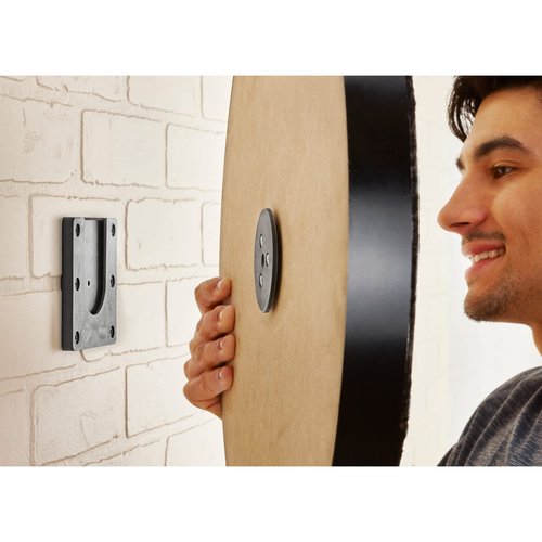 Viper QuickFit Dartboard Mounting Bracket with Viper Pro Line Oche Tape,Black