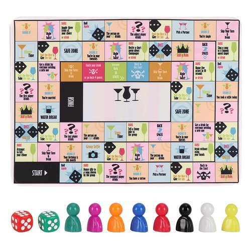 BOMBAXCEIBA Drinking Games for Adults Party-Drink Up Board Game-Drinking Games for Game Night for Christmas and Any Occasion, Age 21 Up21,Players 2-8