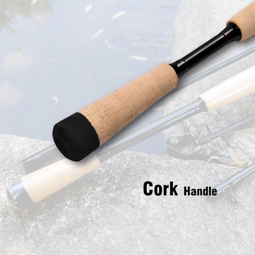 Fiblink Baitcasting Fishing Rod and Reel Combo, 4-Piece Portable Travel Casting Rod, Baitcasting Combo (7' Rod & Right Handed Reel Combo)