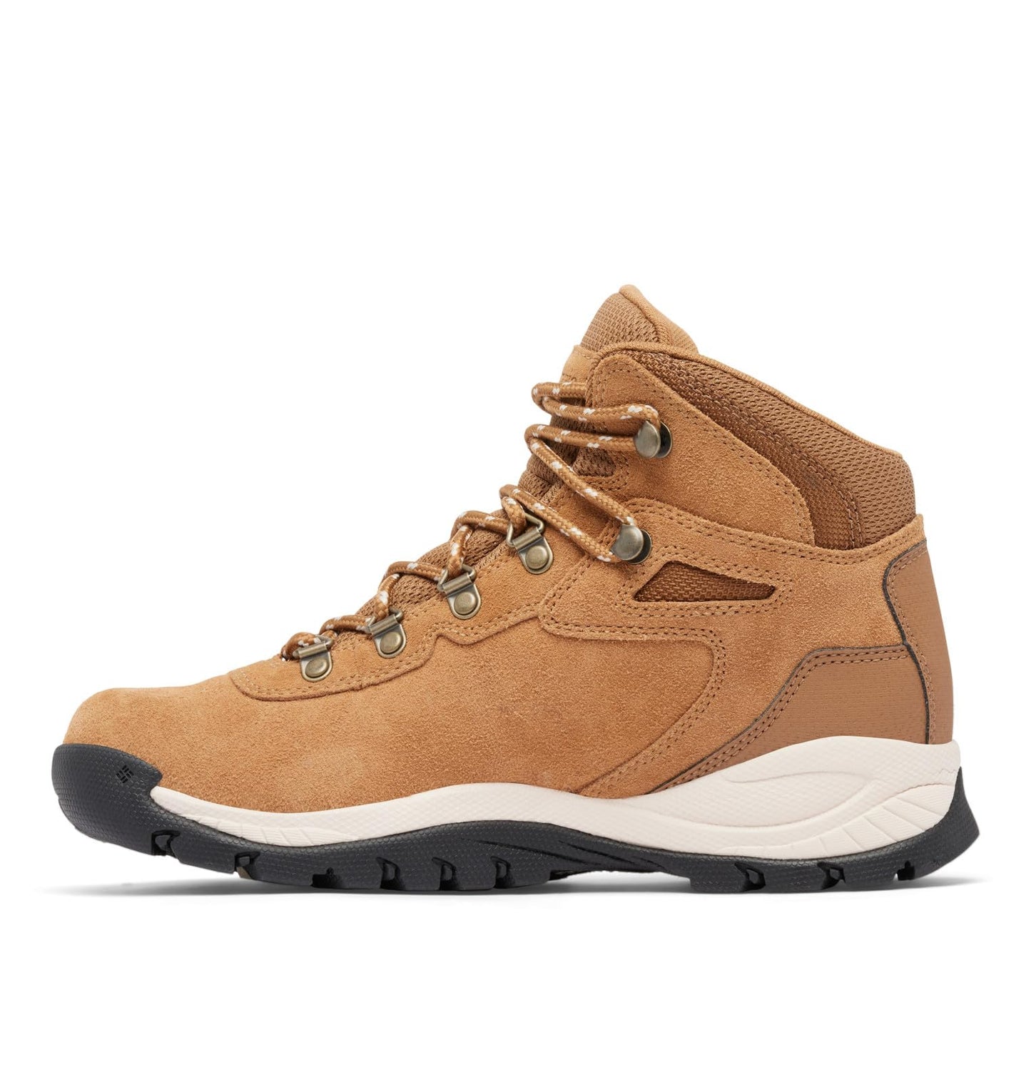Columbia Womens Newton Ridge Plus Waterproof Amped, Elk/Dark Stone, 10 Wide