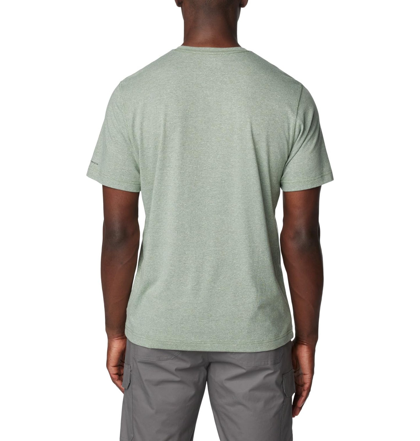 Columbia Men's Thistletown Hills Short Sleeve, Canteen Heather, Small