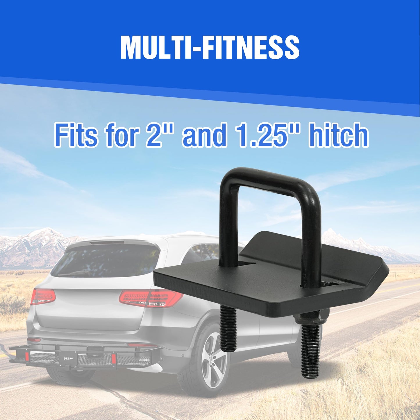 Young Hitch Tightener for 1.25" and 2" Hitches, Reduce Movement from Hitch Tray Cargo Carrier Bike Rack Trailer Ball Mount