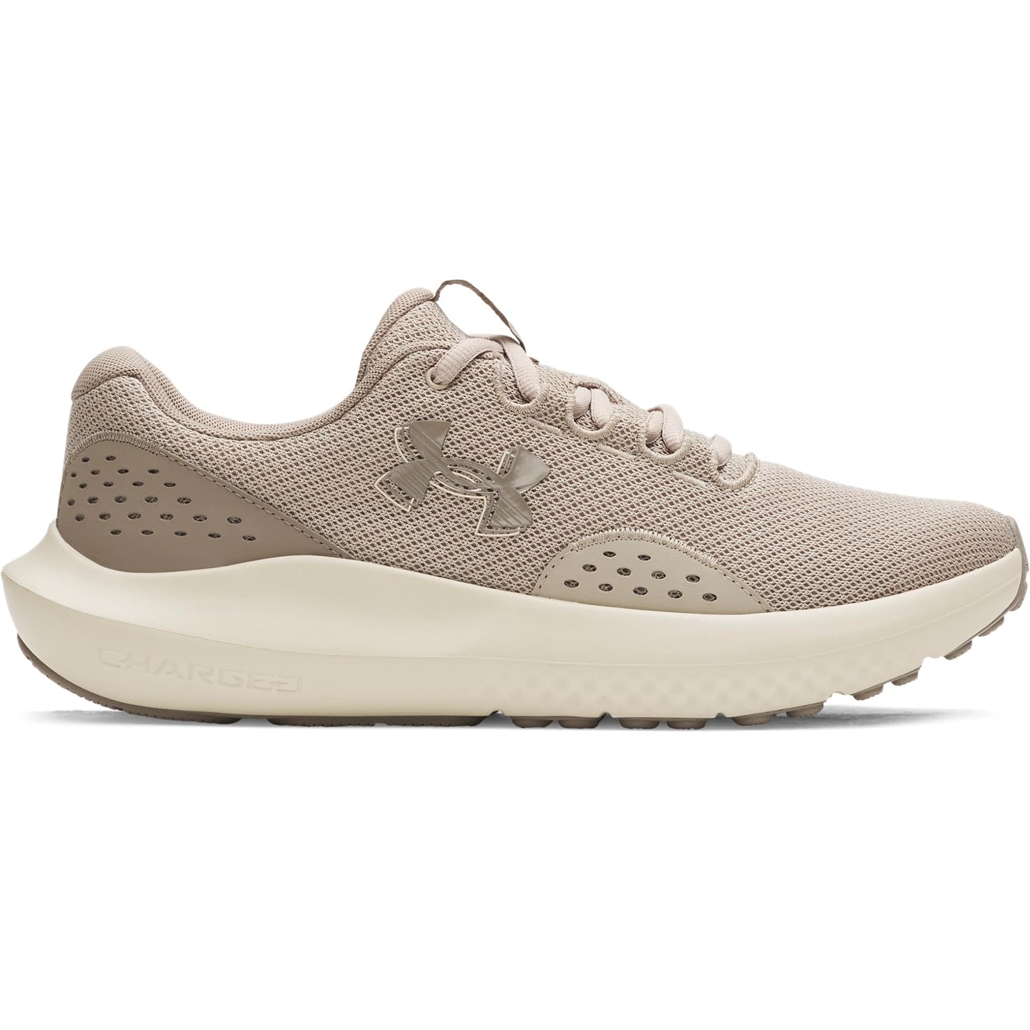 Under Armour Men's Charged Surge 4, (203) Timberwolf Taupe/Taupe Dusk/Taupe Dusk, 12, US