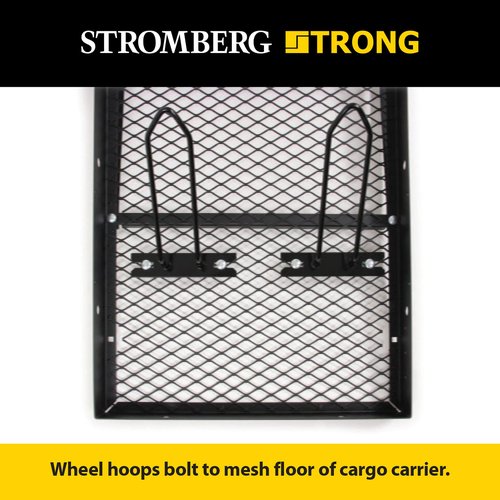 Stromberg Carlson CC-125 Cargo Caddy Bike Rack Adapter, Convenient Bike Rack Solution Travel, Accommodate up to 2 Bikes with 4 Piece Set - Set Bike Rack Adapter, Black