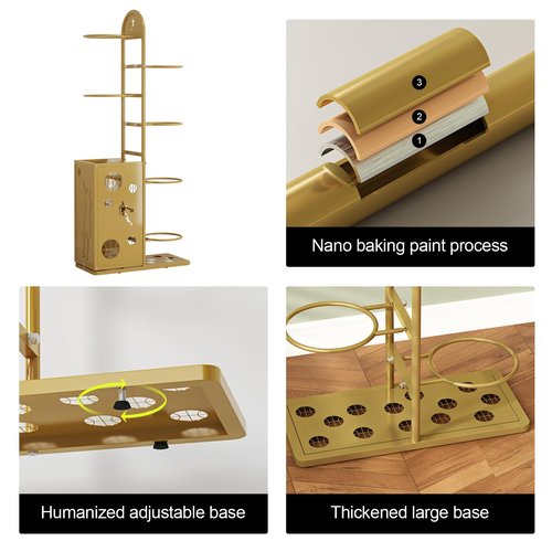 LEAIJIAFY Vertical Basketball Storage Rack Easy to Assemble Sports Ball Storage Solution for Garage or Outdoor Use Space Saving Design (8 layers)