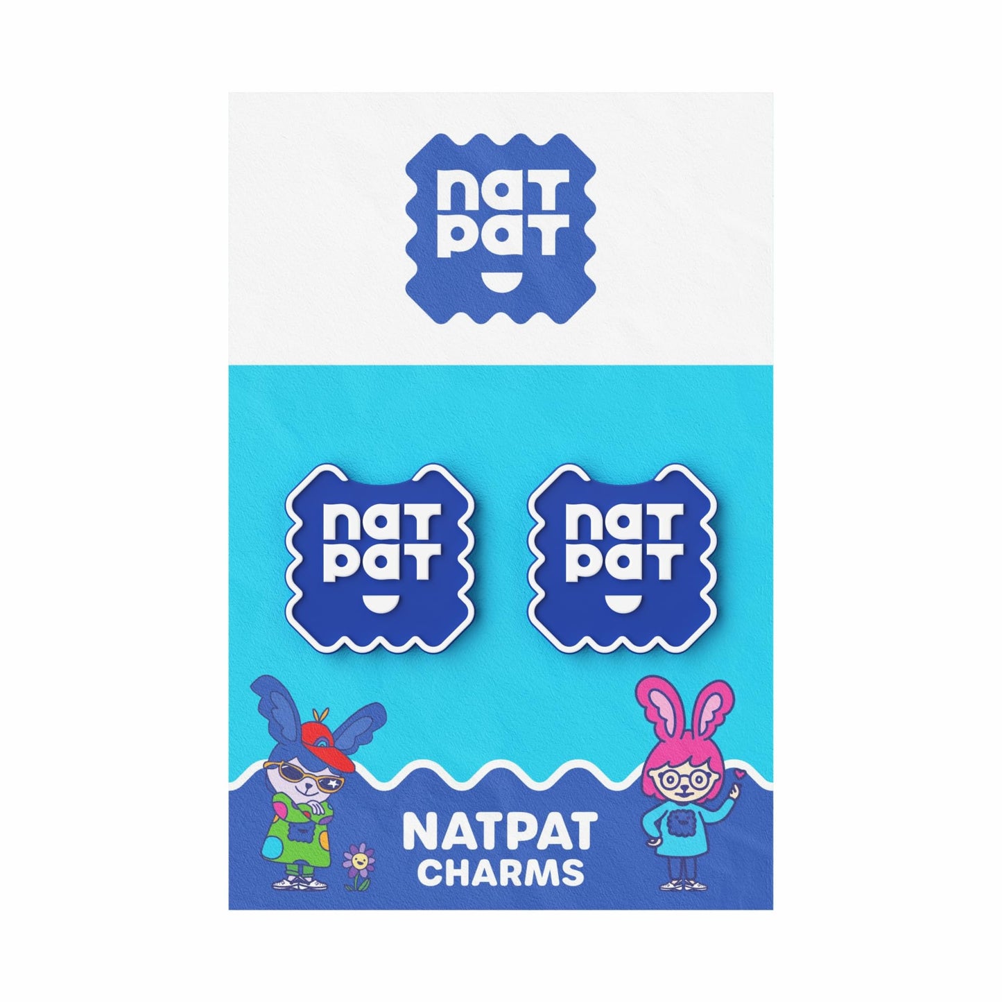 NATPAT Shoes Charms, Sticker Holders for BuzzPatch, Compatable with Crocs