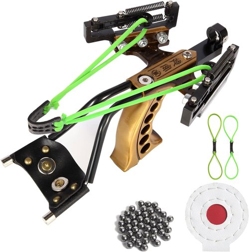 MVAIXZG Sling Shot for Adult，Wrist Rocket Hunting Slingshot??Powerful Tactical Accessories, Powerful Tactical Accessories, Ammo for Target Practice & Outdoor Adventures