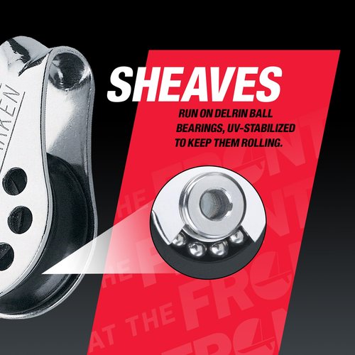 HARKEN Premium Sailing 22mm Single Micro Boat Cheak Block, Part 233