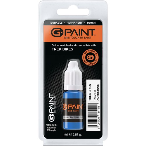 Trek Bike Touch-Up Paint - Alpine Blue - Metallic Gloss - GPaint 10ml Bottle - Touch-Up Paint Kit for Scratched or Chipped Bike Frames - GPaint Bike Paint