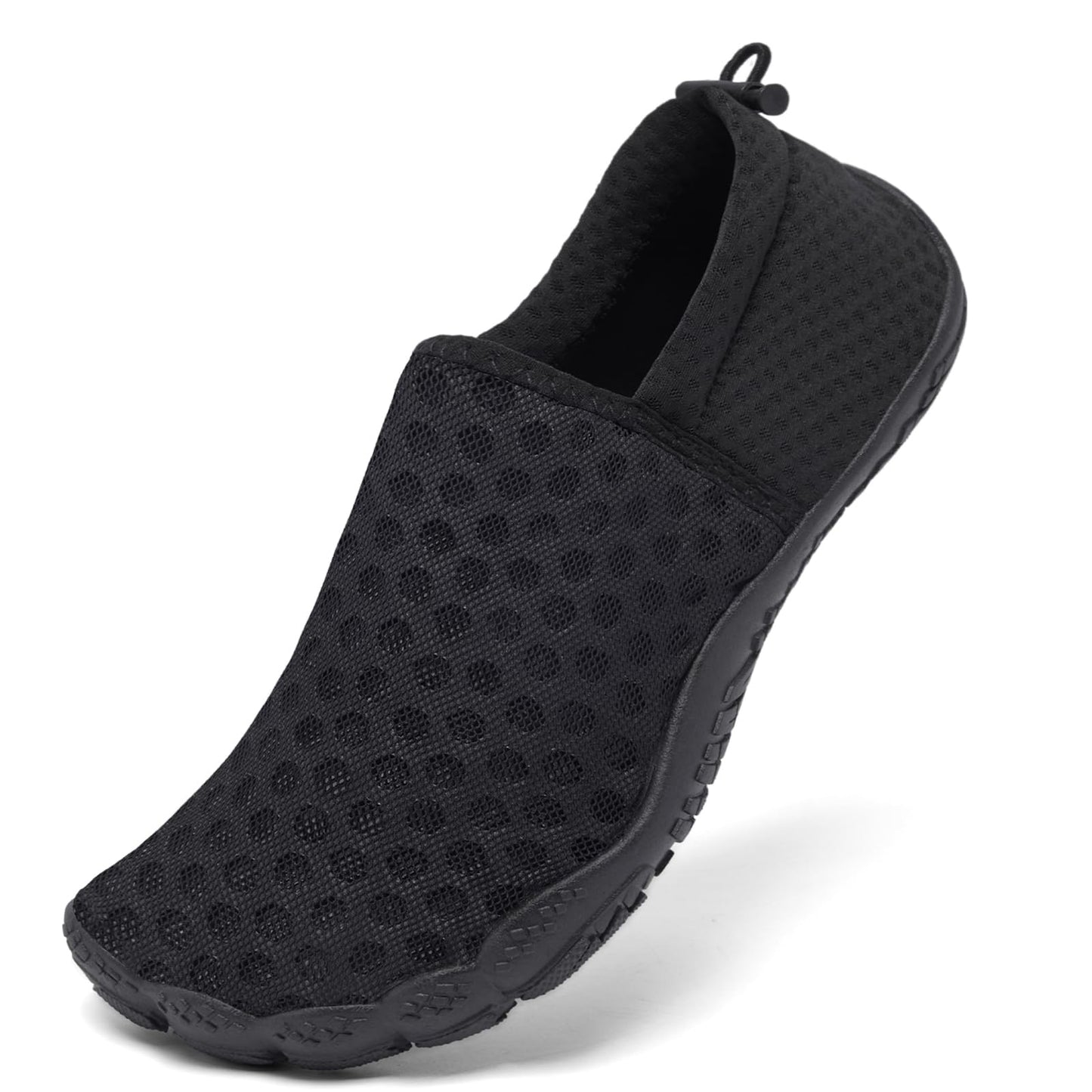 Rechtmien Water Shoes Mens Womens Barefoot Breathable Non-Slip Beach Swim Quick Dry Aqua Lightweight Black 13 Women/12 Men