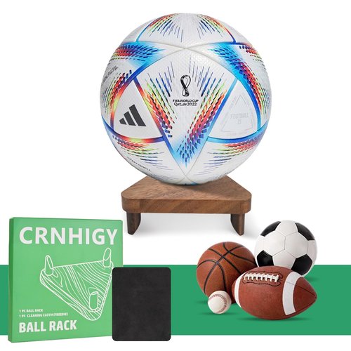 CRNHIGY Ball Racks, Soccer Racks, Basketball Racks, Volleyball Souvenir Display racks, made of walnut wood