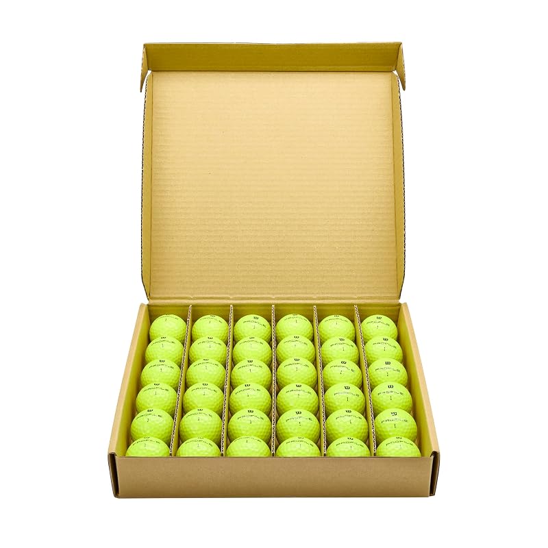 Wilson Profile Distance Golf Balls 36 Pack - Yellow