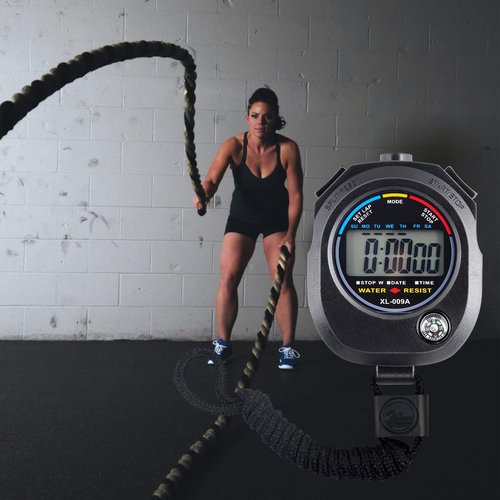 KingL Digital Stopwatch Timer - Interval Timer with Large Display.