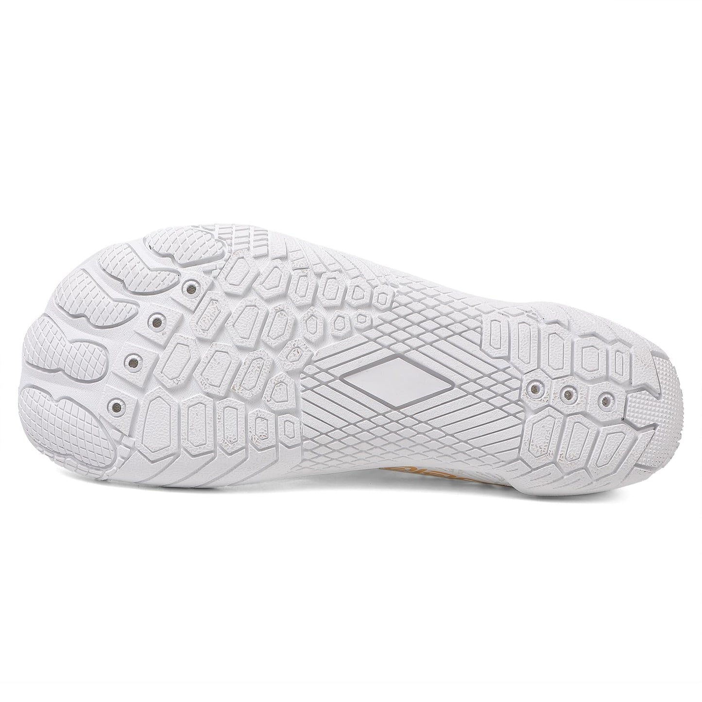 ITLXJR Water Shoes for Men and Women, Barefoot Aqua Socks, Wide Fit Beach Swimming Pool Shoes, Anti-Slip Outdoor Walking Hiking Kayaking Diving Surfing (Beige, Adult, Men, 6.5, Numeric, US Footwear Size System, Medium)