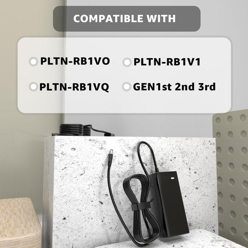 Replacment for Peloton Power Cord, Compatible with Peloton Fitness Console Charger Cord, for Models: PLTN-RB1VO, PLTN-RB1VQ, PLTN-RB1V1, ATS050TP121