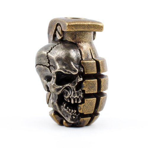 FLAMEDUKE Knife Lanyard Beads - Lost-Wax Cast Paracord Bead for Knife, 550-Slot, Paracord Beads for EDC Rigging, Survival Mods & Zipper Tactics | Men's Gift Kit (15g/0.54oz)