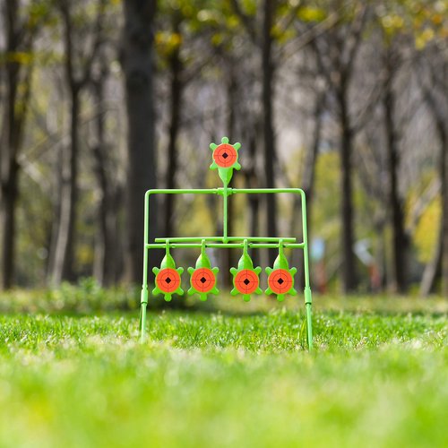 KNINE OUTDOORS Turtle Sign Air Gun Pellet BB Gun Rimfire Resetting Target, Rated for .22 .177 Caliber