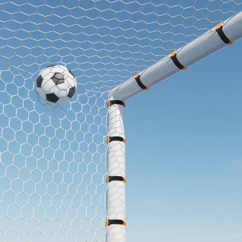 Cosmos 30 Pcs Soccer Goal Net Support Straps Attachment Strap Hook and Loop Fastening Ties for Holding Ball Placement Net to The Goal Posts Plant Trellis Support Ties for Outdoor Sport Soccer Training