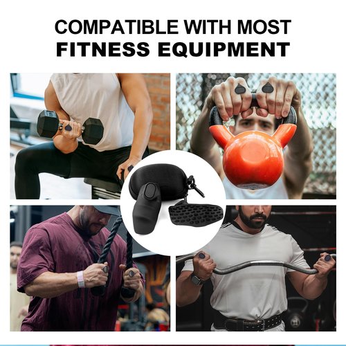 Anti-Slip Workout Grips - Ergonomic Rubber Gym Grips, Hand Protection Weight Lifting Grips, for Gym Training and Workouts, Dumbbells, Pull-Ups, for Men and Women