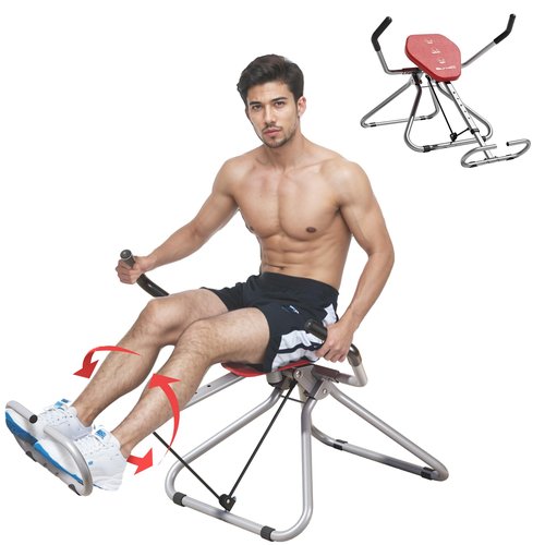Seanleecore Ab Swing Infinity Home Gym Machine, Core Training Equipment, Foldable, 300 lbs Weight Capacity, Black