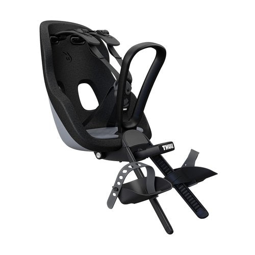 Thule Yepp Nexxt 2 Mini - Front Mounted Child Bike seat - Lightweight & Breathable seat - Adjustable footrests & footstraps - Fast Mount System - 5 Point Harness System - Magnetic childproof Buckle