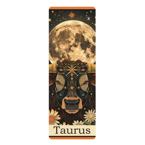 Queen of Wrap Taurus Eco Friendly Yoga Mat, Astrological Yoga Mat, Stretching Mat, Personal Growth Gift, Zodiac Yoga Gear
