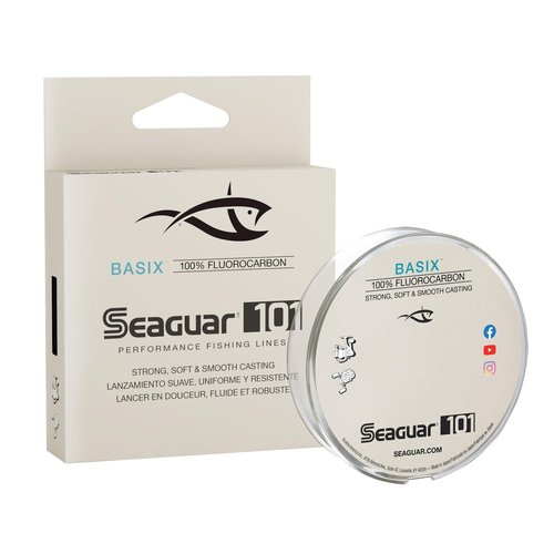 Seaguar 101 BasiX 100% Fluorocarbon Fishing Line 8lbs, 200yds Break Strength/Length - 08BSX200