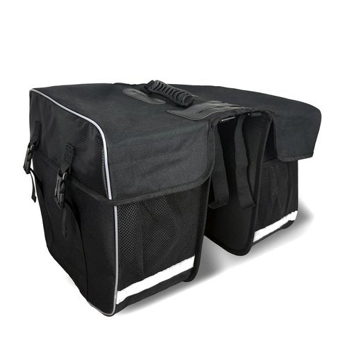 Wildeway SummitX/FW11-3.0 Electric Bike rear Rack Bag Bike Trunk Bag Waterproof, Bicycle Pannier Bag Cycling Rear Seat Storage Bag, Bike Bag for Rear Carrier for Cycling Trips