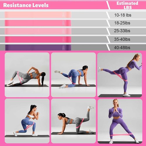 Yuheybe Pilates Ring Essentials Kit for Women，Home Pilates Kit with 9.8” Pilates Balls, Resistance Bands, Yoga Socks, Magic Circle, Carrying Bag, 13-Piece Home Workout Set