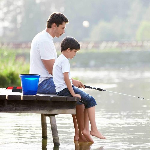KPEPIX 10 Pcs Fishing Lure Wraps - Hook & Lure Protectors Covers for Safe Bait Storage - Rod Covers, Bait Shield with Hook and Loop Fastener - Fishing Accessories