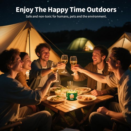 Citronella Candles Outdoor, Large 3-Wick Outdoor Candles for Patio Garden (14OZ Each), Nature Soy Wax Lemomgrass Outside Candle, Long Lasting Decorative Summer Candle for Camping, Backyard