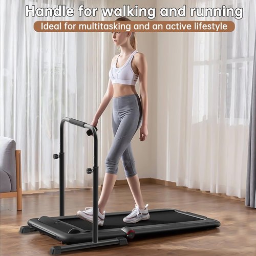 Adjustable Walking Pad Handle only, 19.7 inch Wide, 37.4 inch Max Height, Black