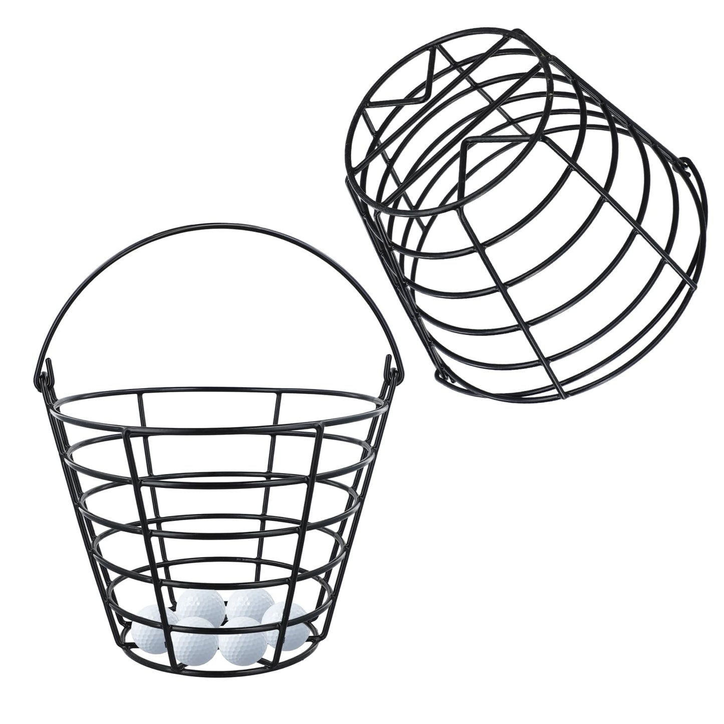 Roykaw Golf Ball Basket Bucket Container for 50 Balls,with Handle,Built to Last/Easy to Organize