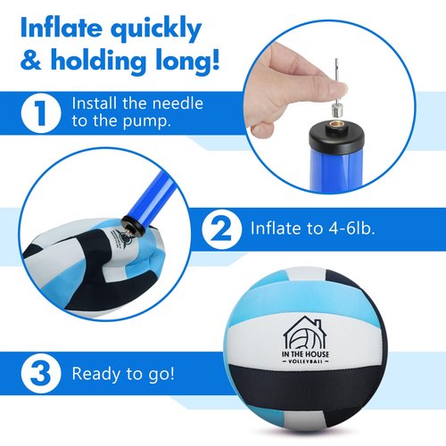 AceVernine Indoor Volleyballs for Practicing Inside House and Yard, Safe and Silent Volleyball for Boys Kids Youth Beginners Trainer Birthday Christmas Easter Gifts