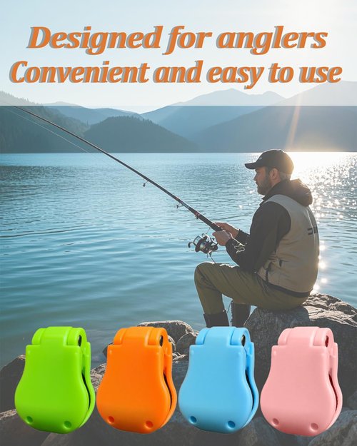 Lilybady-Top Multifunctional Rod Holder, Lilybaby Multifunctional Fishing Rod Holder, Portable Beach Fishing Pole Holders, Takedown Shore Fish Rods Fixed Ball (Blue,4Pairs)