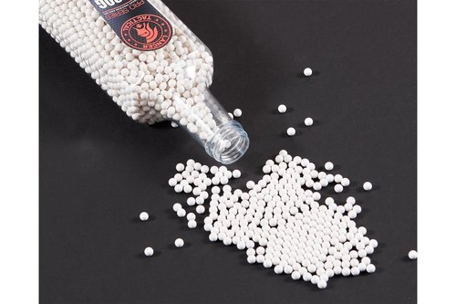 Lancer Tactical Airsoft BBS for Outdoor Field Bulk Premium Polished 6mm 0.20g-0.30g 5100 Rounds for Each Bottles X3-Outdoor Field Compliant