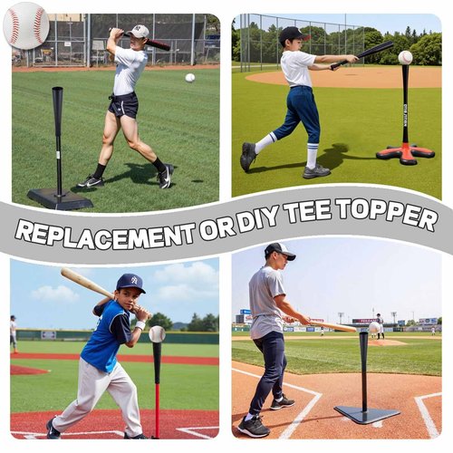 UbiCoSptJoy Baseball Tee Topper for Baseball Practice Training Hitting, Batting Tee Rubber Top Replacement, Ball Rest Cup