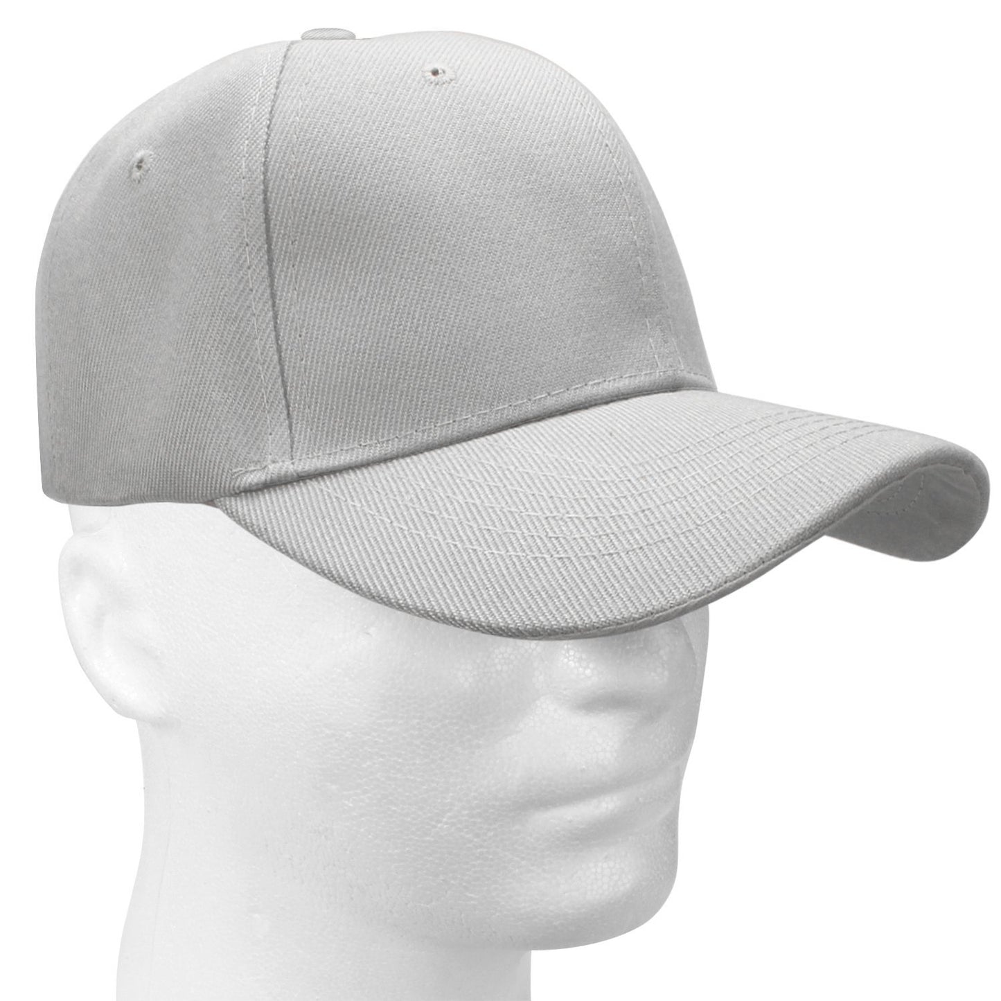 Falari Baseball Cap Adjustable Size for Running Workouts and Outdoor Activities All Seasons (2pk Khaki & Light Grey)